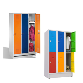 Spinde für Schule und Kindergarten